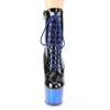 Pleaser - ADORE1020 Bottes de plateforme, Pole dance chaussures - Chaussures de pole dance - Noir/Bleu Product image
